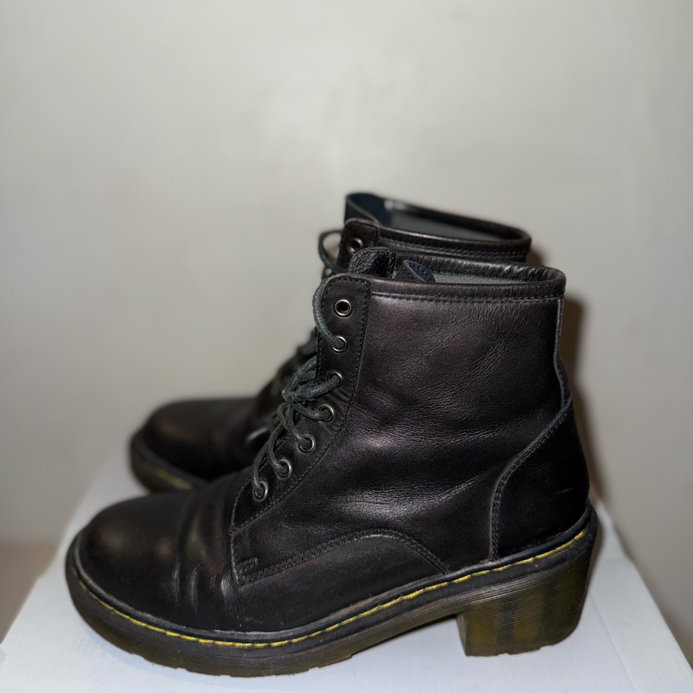Classic Black Leather Women's Boots